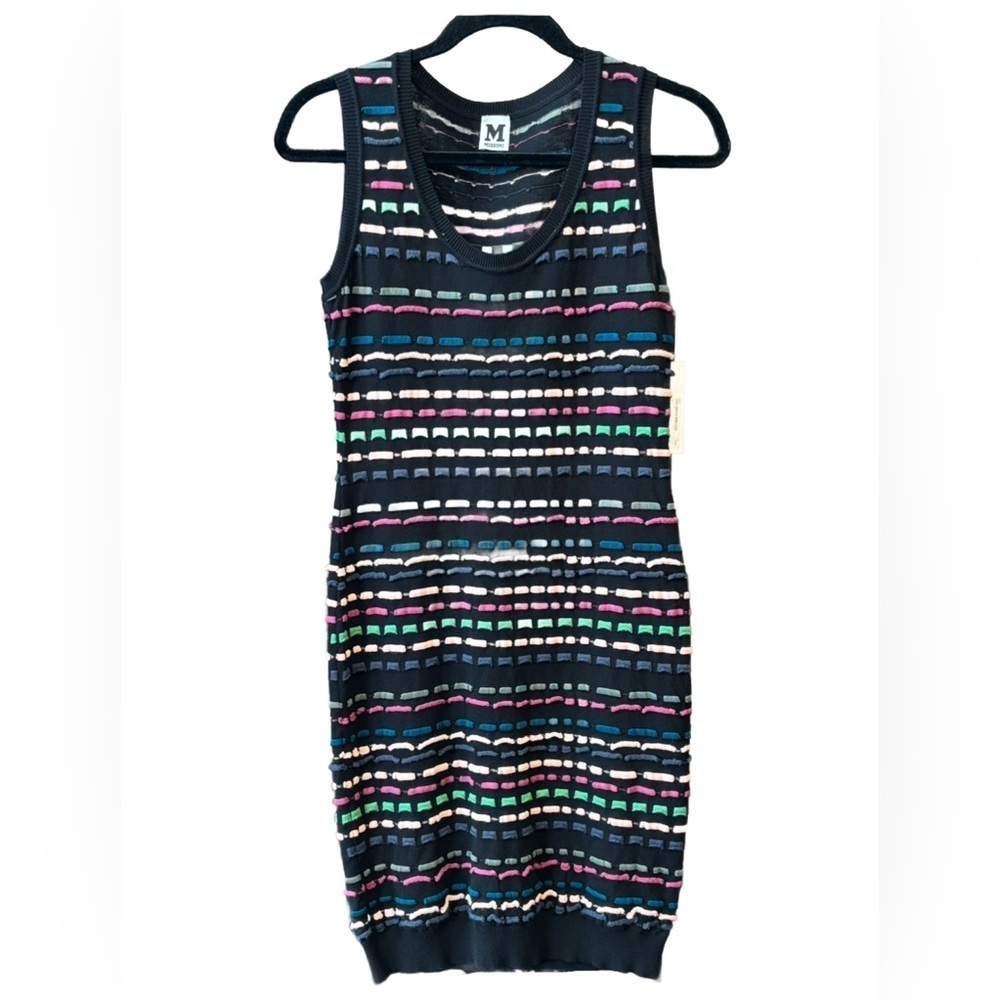 Missoni sleeveless knit sweater dress NWT, wool blend size 6 in black 🩷🖤🩷